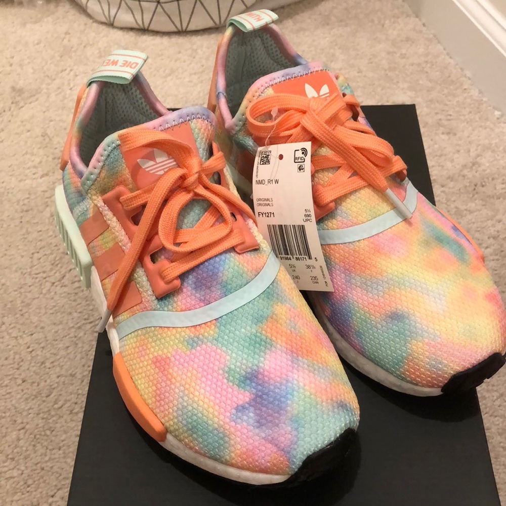 Limited Adidas Tie Dye NMD R1 womens